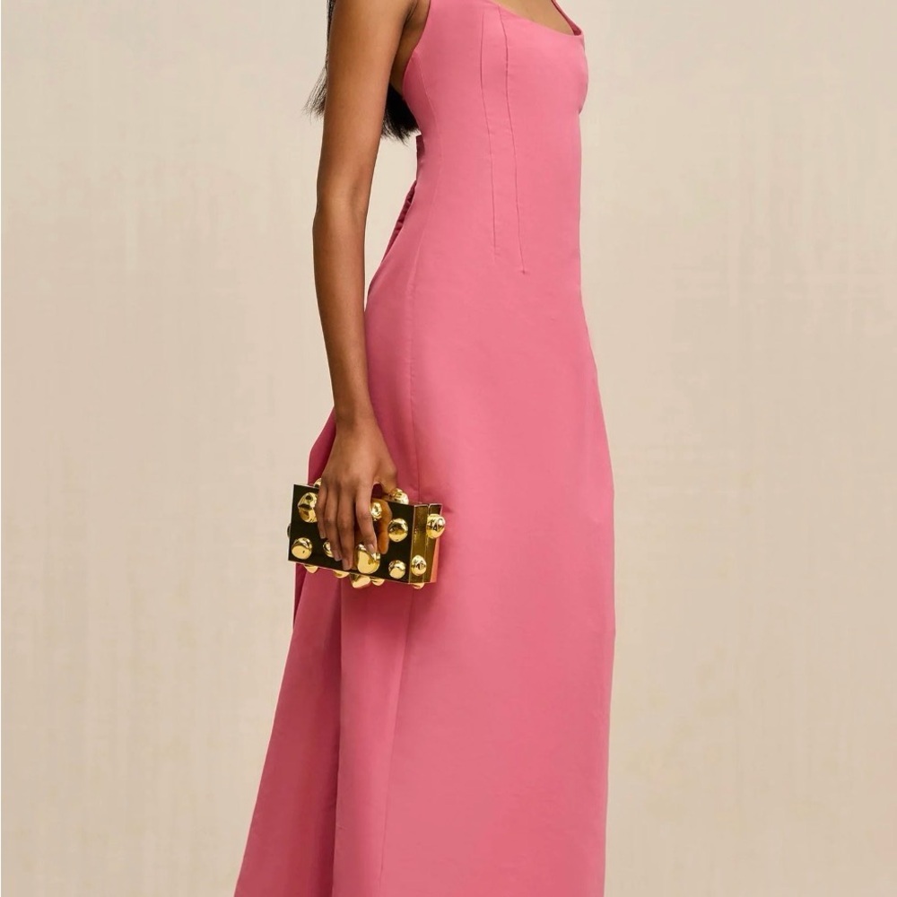 Cult Gaia Strapless Pink Dress